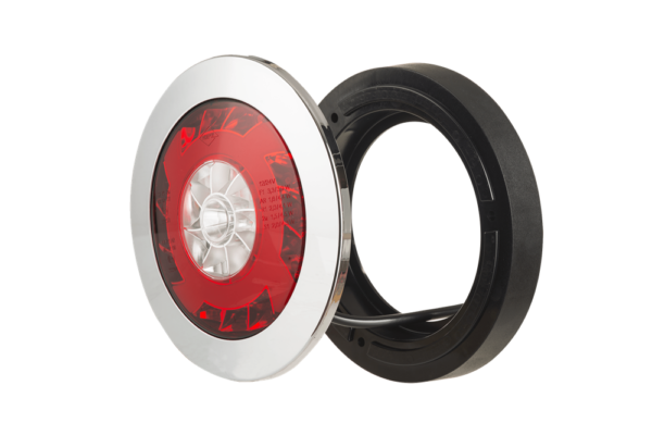Bakljus, bak-, dim-, backljus, chrome, 1,5m, DV