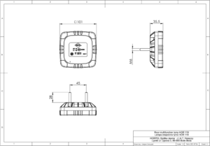 Bakljus, dim-, backljus, 1m, DV
