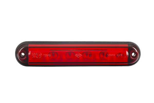 Bromsljus 134mm, 0,5m, DV
