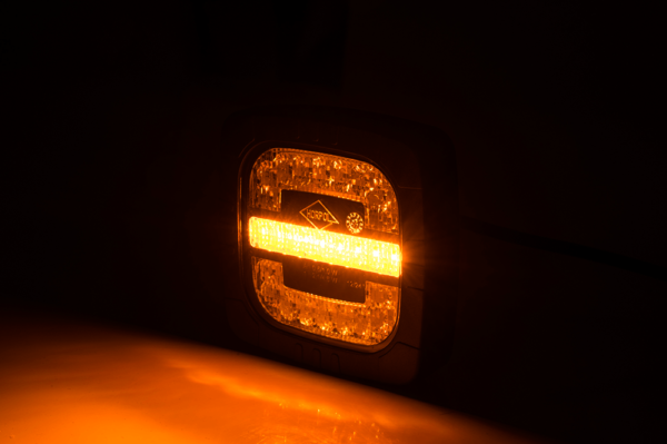 Frontlampa, blinkers-, positionsljus, 1m, DV