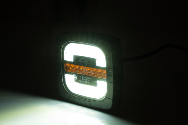 Frontlampa, blinkers-, positions-, färdljus, 1m, DV