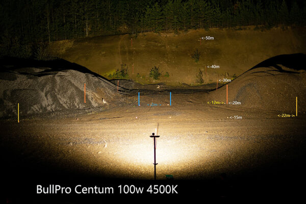 BullPro Centum 100W, 4500K, fyrkantig, DV