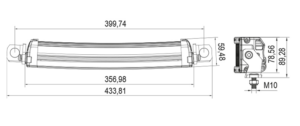 Ocean Vision 120W, LED-ramp, curved, DT, DV