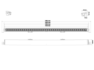 OPTIBEAM Pure 1025 Work, LED-ljusramp.