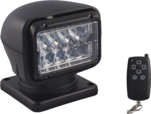 BullPro 220 (spot), Svart, trådlös, planmonterad, LED, DV