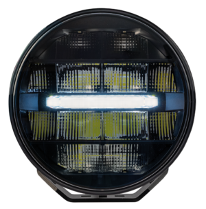 OPTIBEAM Elites 7, vit/orange DRL 7"