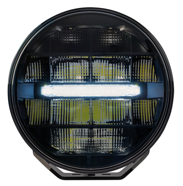 OPTIBEAM Elites 7, vit/orange DRL 7"