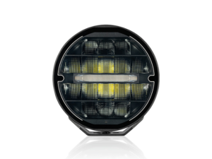 OPTIBEAM Elites 9, vit/orange DRL 9" Heated