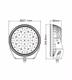 W-light W9 Phoenix 9", Dark Edition, LED, DV