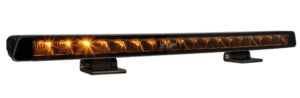 W-LIGHT Surge Super Slim 20, vit/orange DRL