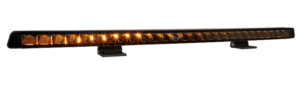 W-LIGHT Surge Super Slim 30, vit/orange DRL