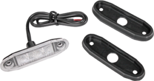 Positionsljus, 2LED, Röd, DV – 77x23x23 mm