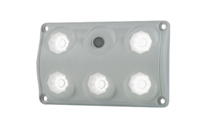 Horpol Innerbelysning 5 LED, 3,6W/10W, brytare, 0,5m, 12/24V
