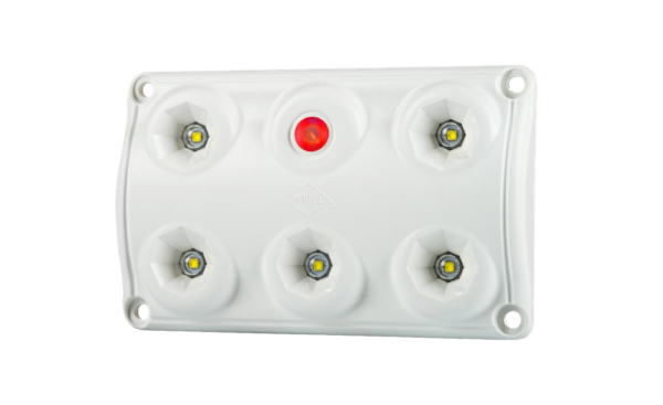 Horpol Innerbelysning 5 LED, 3,6W/10W, brytare, 0,5m, 12/24V