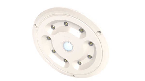 Horpol Innerbelysning rund, 12W, PIR, 0,5m, 12/24V