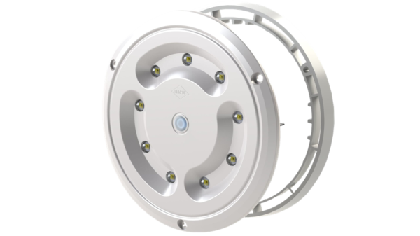 Horpol Innerbelysning rund, 3,6W/12W, brytare, 0,5m, 12/24V