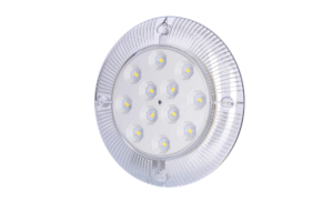 Horpol Innerbelysning rund, 7,3W, 0,5m, 24V, vit reflektor