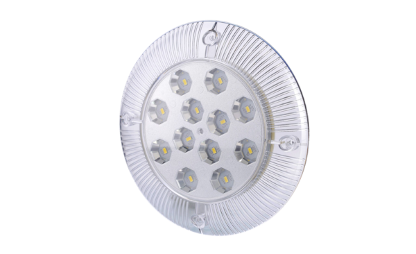 Horpol Innerbelysning rund, 7,3W, 0,5m, 24V, metalliserad reflektor