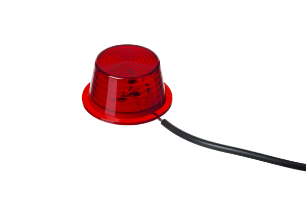 Horpol Positionsljus, Röd LED modul, 5-led, 5,2m, DV – Ø72x35,6 mm