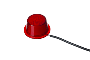 Horpol Positionsljus, Röd LED modul, 5,2m, Neon, DV – Ø72x35,6 mm