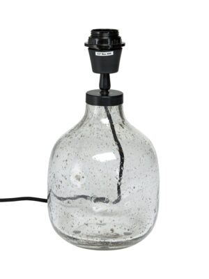 Groove lampfot klarglas30 cm