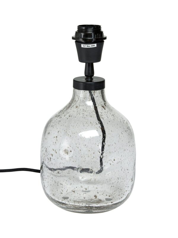 Groove lampfot klarglas30 cm