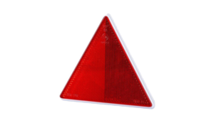 Horpol Reflex triangel, vit ram