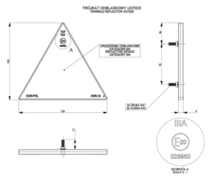 Horpol Reflex triangel