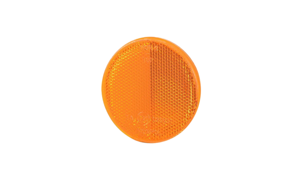 Horpol Reflex gul, Ø79mm, tejp
