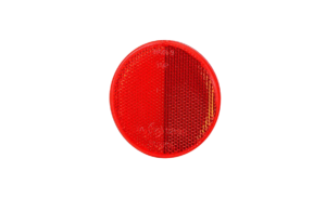 Horpol Reflex röd, Ø79mm, tejp