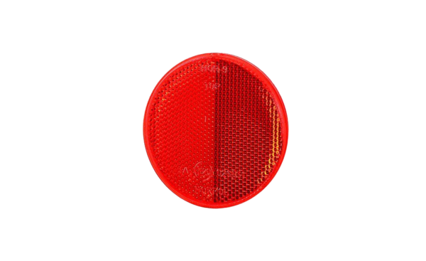 Horpol Reflex röd, Ø79mm, tejp