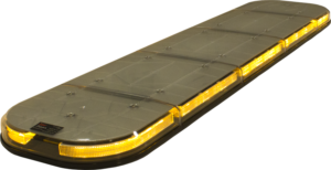 Leptos LED-varningsramp 1549 mm transparent/orange TA2 DV