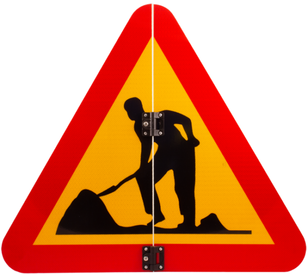 A20 varningsskylt, vikbar