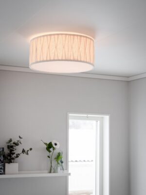 Plafond Plissé Stygn Offwhite 45 cm