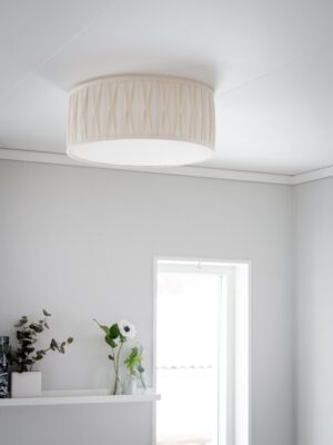 Plafond Plissé Stygn Offwhite 45 cm