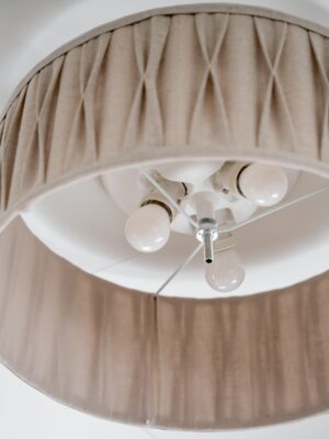 Plafond Plissé Stygn Natur 45 cm