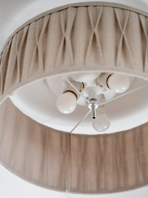 Plafond Plissé Stygn Natur 45 cm