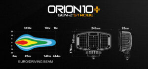Ledson Orion10+ Gen2 Strobe LED-extraljus 100 W