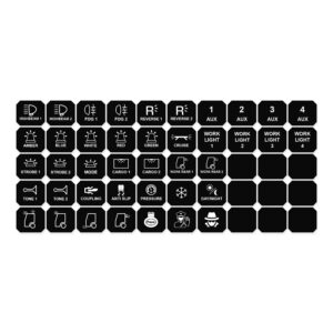 Symbolark till Ledson Commander 8/12 – version 2, 41 symboler