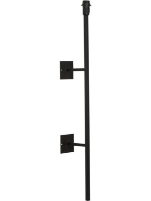 Rod vägglampa Svart 108 cm