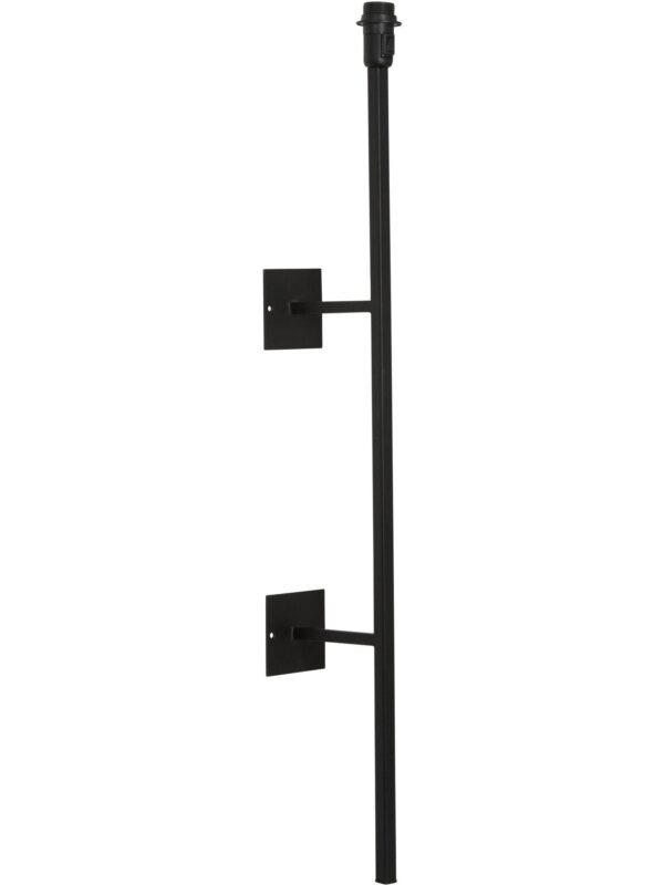 Rod vägglampa Svart 108 cm
