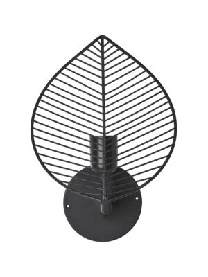 Elm vägglampa Svart 33 cm