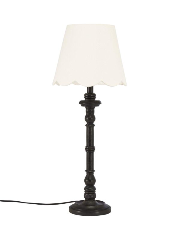 Joy bordslampa Svartbrun/vit 66 cm