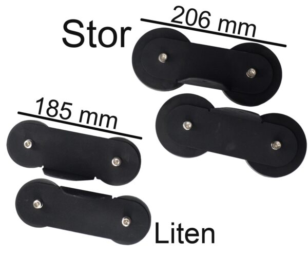 Magnetiska hållare för LED-ramp liten modell ett par