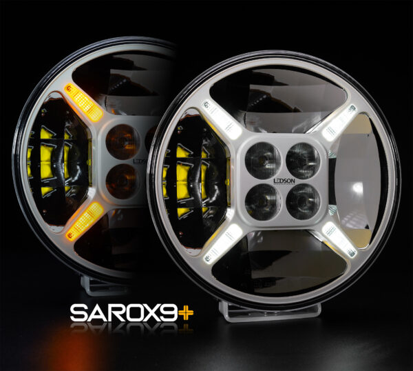 Ledson Sarox9+ LED-extraljus 9 tum vit 120 W