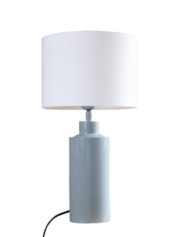 Solo bordslampa blank denimblå 46 cm