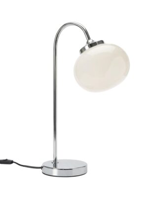 Elsy bordslampa Vit krom 51 cm