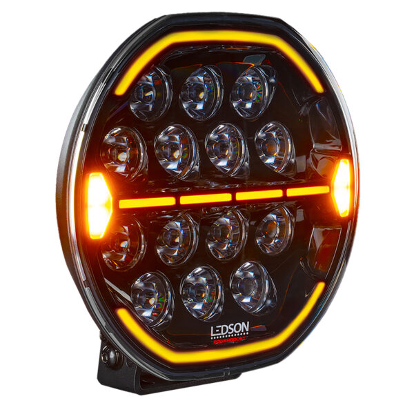 Ledson Herox9+ Strobe LED-extraljus 9 tum PowerTouch