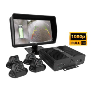 Backkamera VST FHD 360° System set, 10" Touchskärm