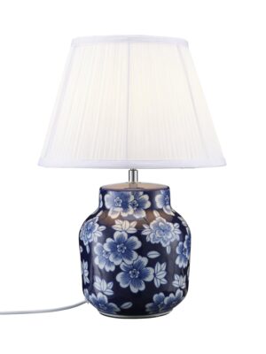 Fanny bordslampa Blå/vit 47 cm